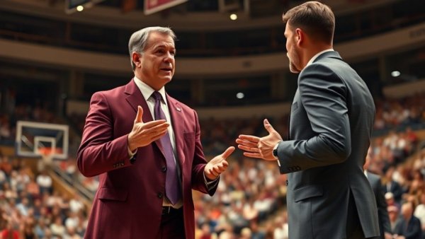 How cousins bicker in a lively debate at a sports arena.