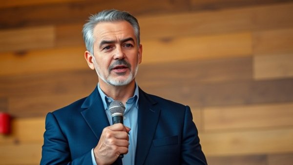 Speaker at event discussing Texas comptroller elections 2026.