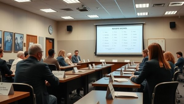 Judson ISD school board meeting discussing school closures.