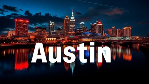 Austin election news highlighted against the vibrant city skyline.