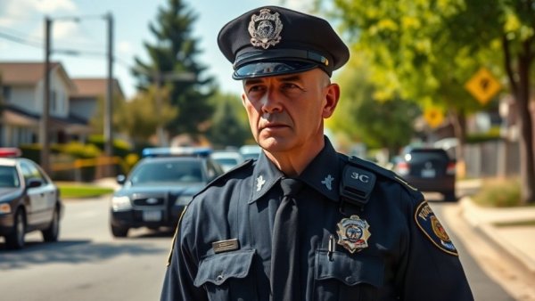 Police scene related to juvenile crime in Bexar County.