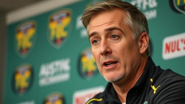 Austin FC spokesperson discusses 2026 roster improvement at press conference.