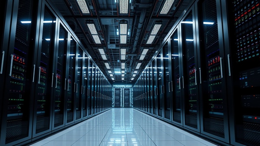 San Marcos data center re-zoning news broadcast with mesh overlay.