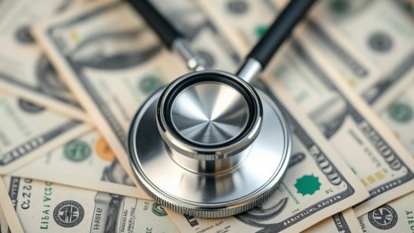 Stethoscope on dollar bills symbolizing Veradigm workforce cuts.
