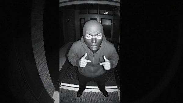 Masked intruder on camera, Accomplice Theory Guthrie investigation.
