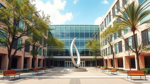 Health professions building on Texas campus highlighting expansion.