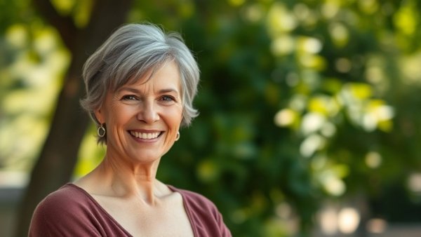 Portrait of a smiling woman outdoors amid Texas Senate candidate donation controversy.