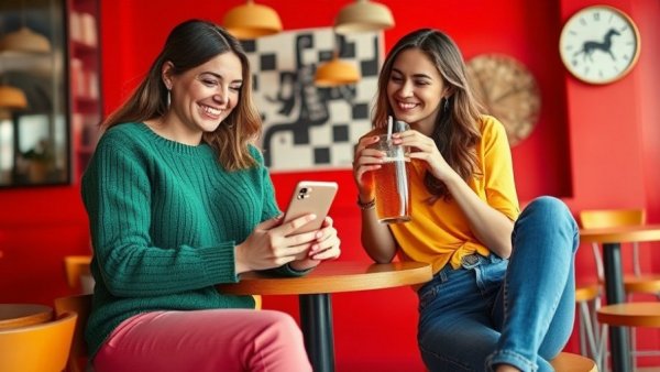 Cheerful women boosting longevity with social connections.