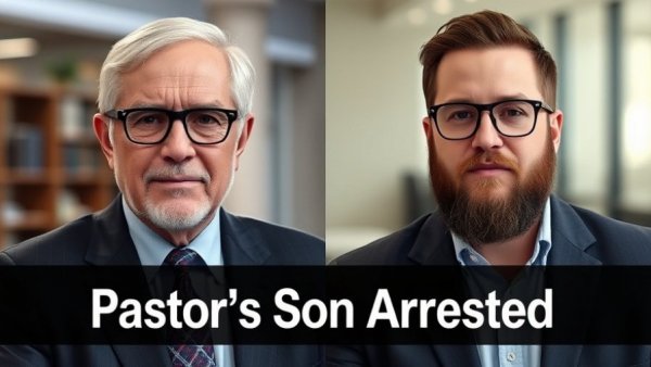 Dallas crime news: Pastor's son arrested broadcast slide.