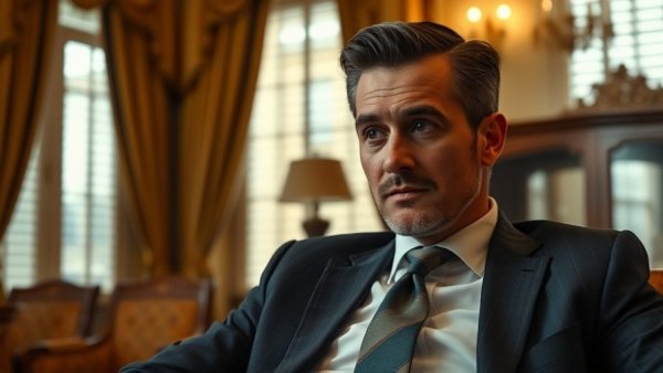 Contemplative man in interview setting, temper tantrum in US politics