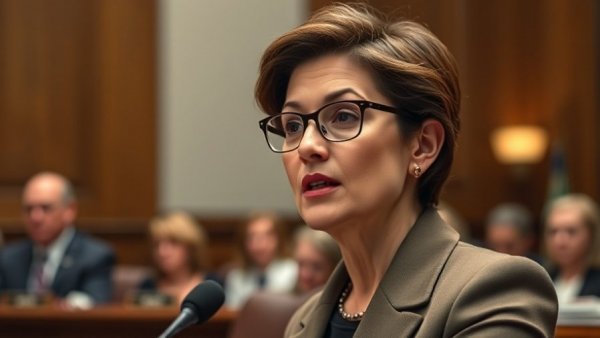 Woman addressing Congress about sovereign immunity law at a hearing.