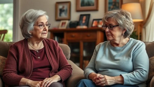 Serious discussion in Dallas news today featuring two women indoors.