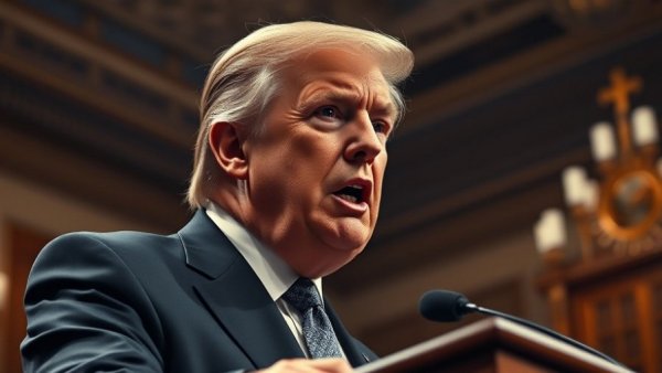 Political figure speaking at podium during State of the Union address