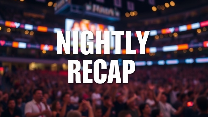 NBA game recap highlights: dynamic action shots collage.