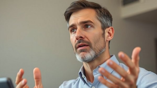 Focused professional discussing Texas politics news.