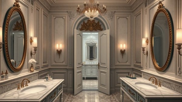 Luxurious bathroom revealing panic room in Arizona