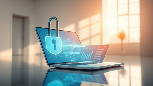 Digital security keys concept in consumer cybersecurity Dallas.