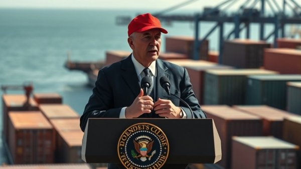 Political speech on energy production policy in Texas by the coast.