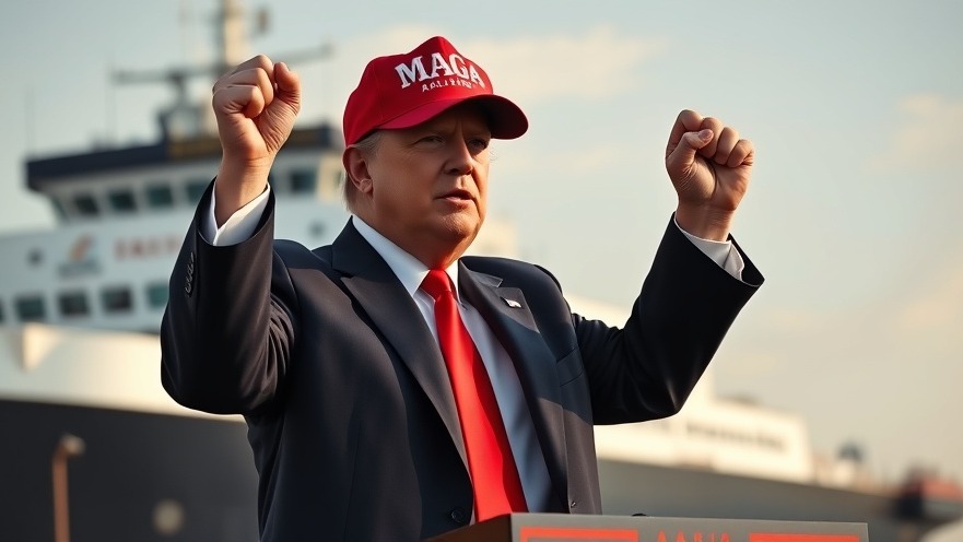 Trump breaking news today: Serious older man in red tie and coat.