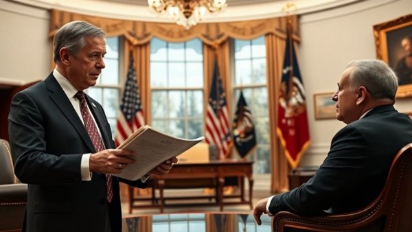 Trump's Housing Proposal Assurances discussed in Oval Office setting.