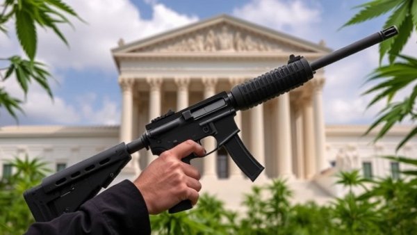 A Supreme Court case over whether marijuana users can own guns is creating unusual alliances