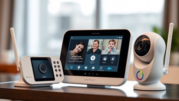 Babysense Max View baby monitors display with cameras.