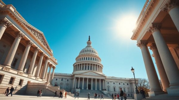 U.S. Capitol building symbolizes political debates, including U.S.-Iran conflict discussions.