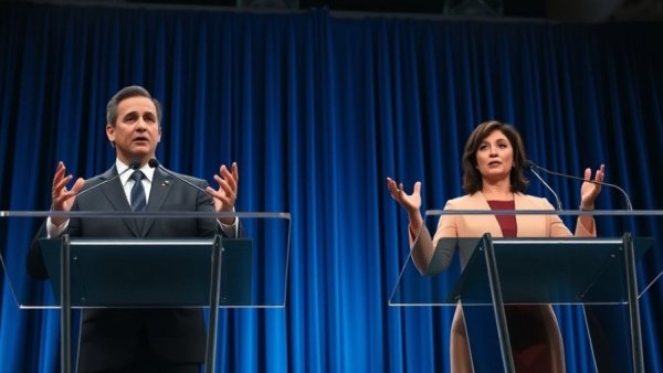 Candidates at Texas Senate Democratic primary debate on stage