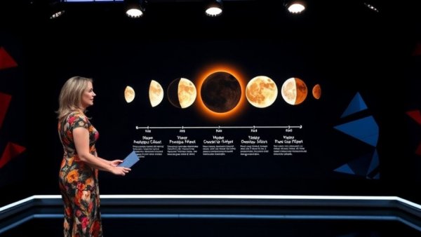 Lunar eclipse timeline presented by broadcaster, March 3 viewing details.