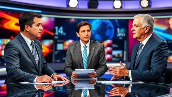 Operation Epic Fury progress discussed by news anchors.