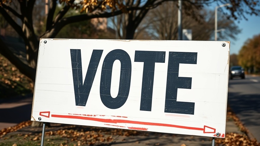 Electronic voting machine setup in Houston polling station for election.