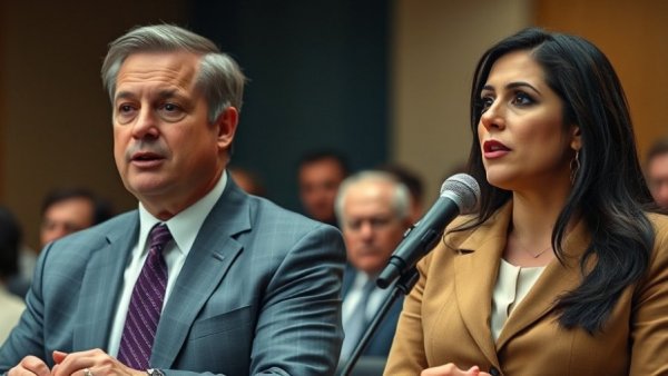 Politicians speaking at Texas gubernatorial race 2026 event.