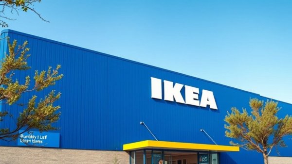 IKEA building facade in Dallas, retail business news.