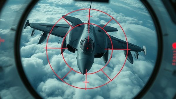 Israeli F-35 targets Iranian fighter jet via military display.