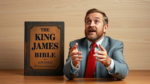 Political satire with King James Bible media commentary in the US.