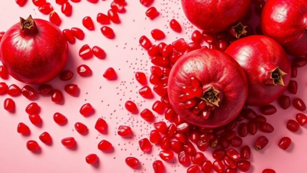 Vibrant pomegranates with seeds, adenomyosis treatment context.