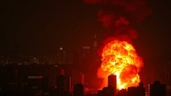 Israel renews assault on Lebanon, fiery explosion lights up night sky