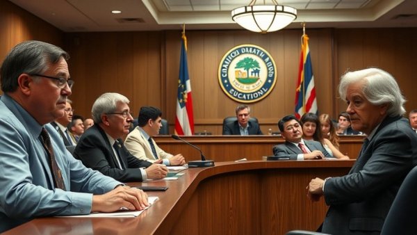 Houston education news, council meeting discussing policies.