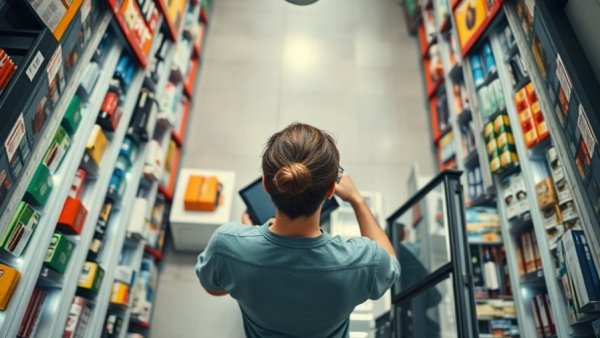 Surveillance image of potential suspect in fireworks store exchange.