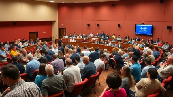 Fort Bend ISD meeting discussing school closures.