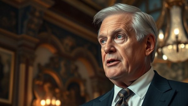 Politician discussing GOP voting bill outcome in government setting.