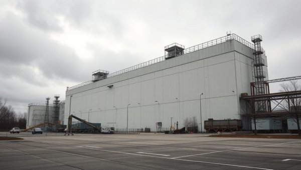 Hazardous chemicals removal sight at industrial facility Silfab Solar