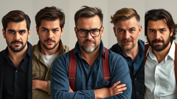 Best Actor Nominees Oscars 2026: Portraits of Five Actors in Character Roles