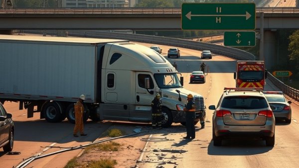Emergency responders attend semi-truck accident on San Antonio highway, San Antonio news.