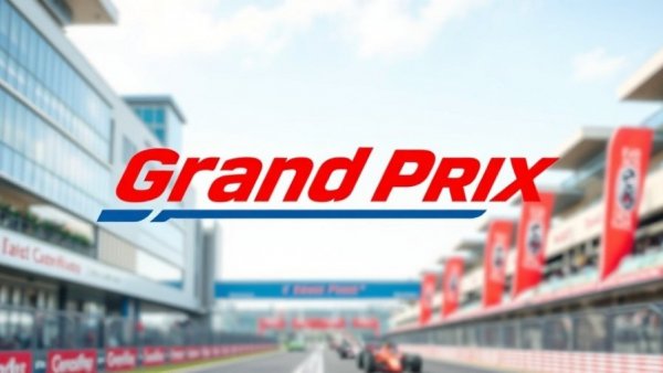 IndyCar Racing Arlington banner with Grand Prix logo.