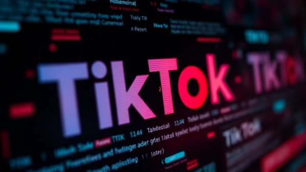 TikTok logo overlayed with news about Trump TikTok deal.