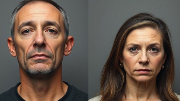 Mugshot photos of unidentified individuals in a collage