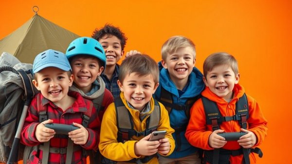 Children enjoying YMCA summer camp activities.