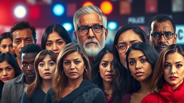 Counterterrorism challenges: Diverse individuals in news collage.