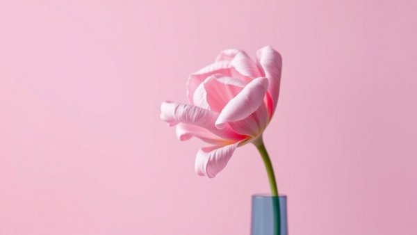 Close-up of a wilted flower in a vase, symbolizing pelvic organ prolapse.